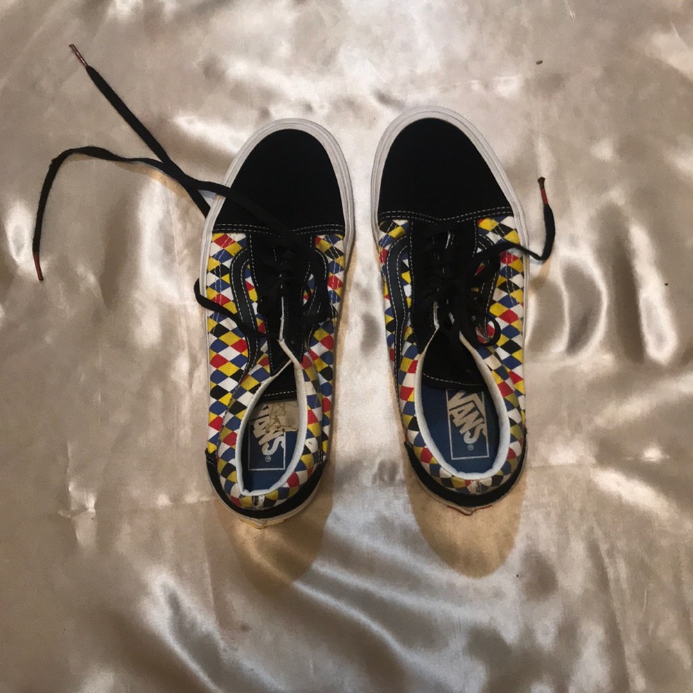 Vans old skool playing card sneakers